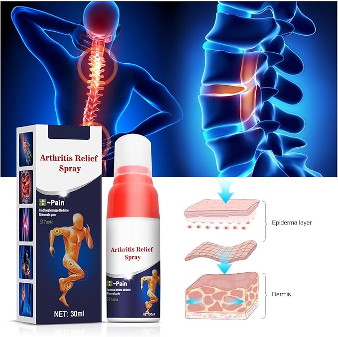 🔥 Fast-Acting Herbal Pain Relief Spray – for Arthritis, Back